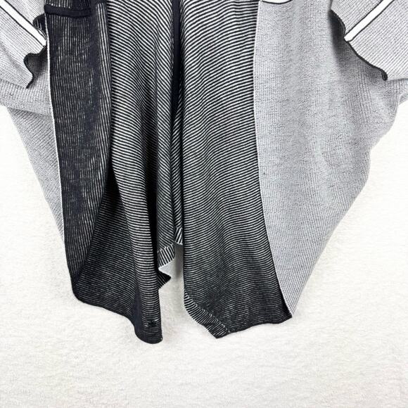 Lululemon Exaltation Wrap Merino Wool Black/Silver Ice - Yoga Gym Travel Commute - Picture 15 of 16